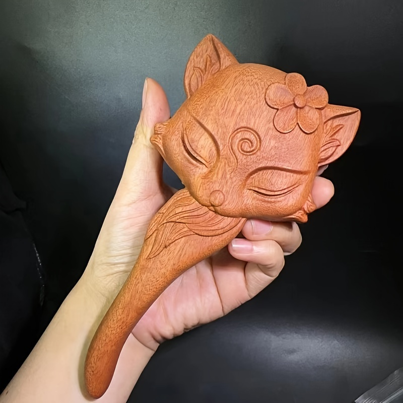 Bamboo Hair Brush - قطعة واحدة من مشط وسادة هوائية