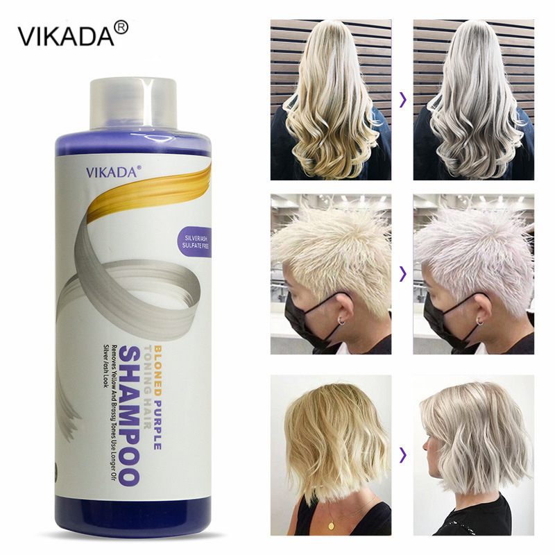 Purple Toning Shampoo - شامبو فيكادا للشعر الأشقر والبنفسجي يزيل