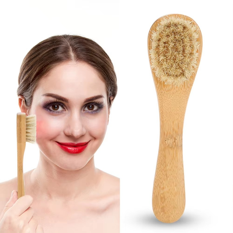 Bamboo Hair Brush - فرشاة تقشير للوجه من 1-6 قطع،