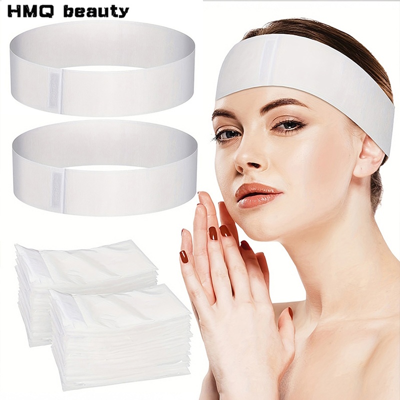 Hair Care Women - 100/50/10 قطعة المتاح الوجه Headbands سبا