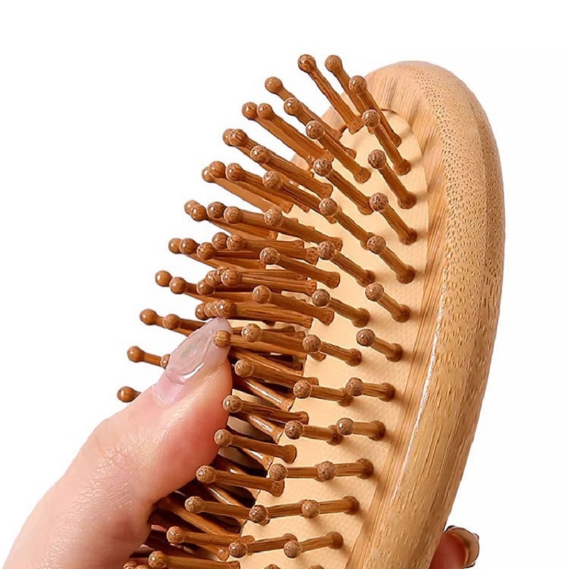 شخصية مخصصة الخشب وسادة هوائية - مراجعة Bamboo Hair Brush وسعره
