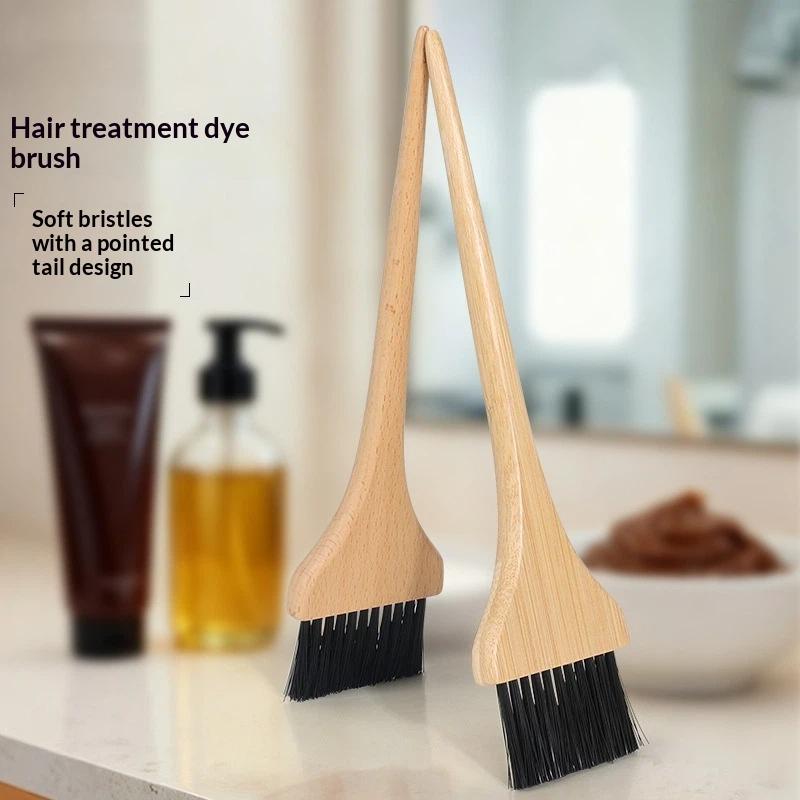 فرشاة صبغ الشعر بتصميم ذيل مدب - مراجعة Bamboo Hair Brush وسعره