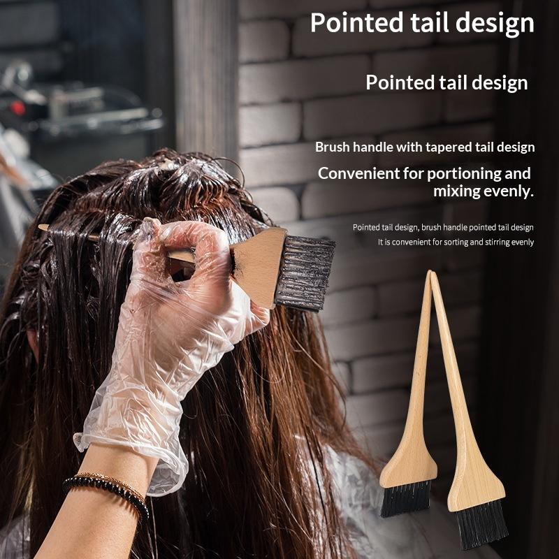 فرشاة صبغ الشعر بتصميم ذيل مدب - مراجعة Bamboo Hair Brush وسعره