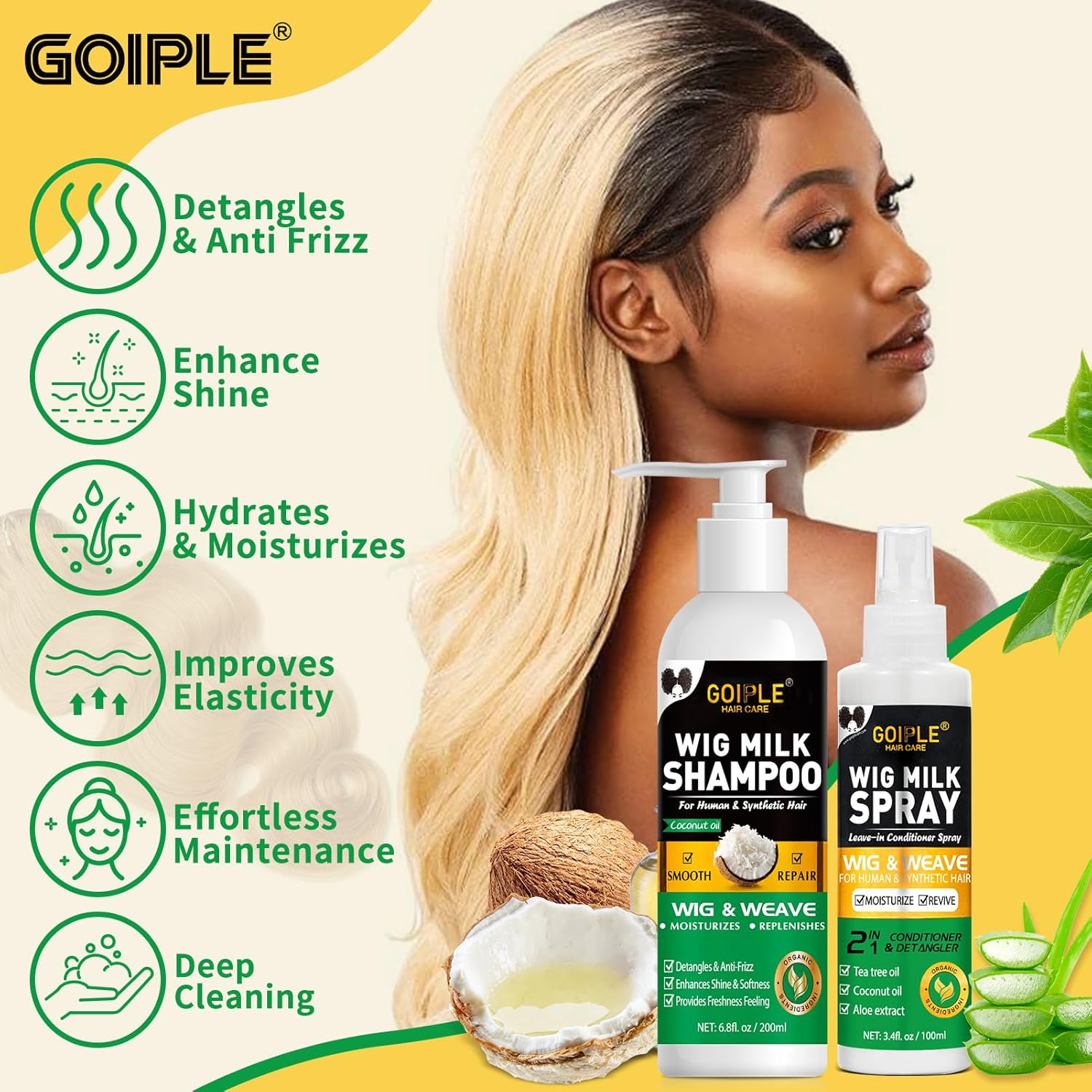 طقم العناية بالشعر المستعار 3  - مراجعة Hair Care Kit وسعره