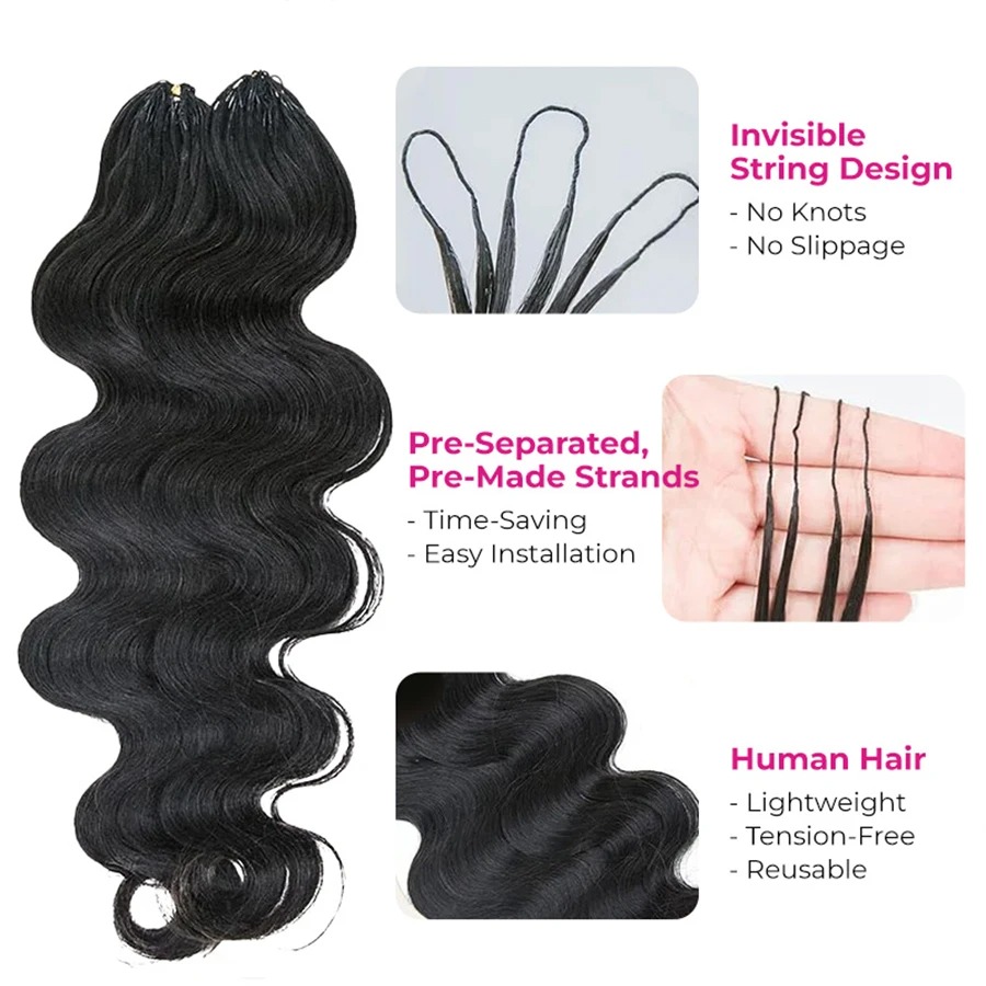 شعر طبيعي مموج بأسلوب الكروشيه - مراجعة Feather Hair Extension وسعره