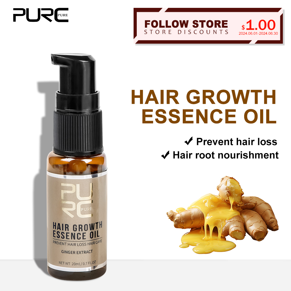 زيت نمو الشعر من PURC بخلاصة ا - مراجعة Hair Care Near Me وسعره