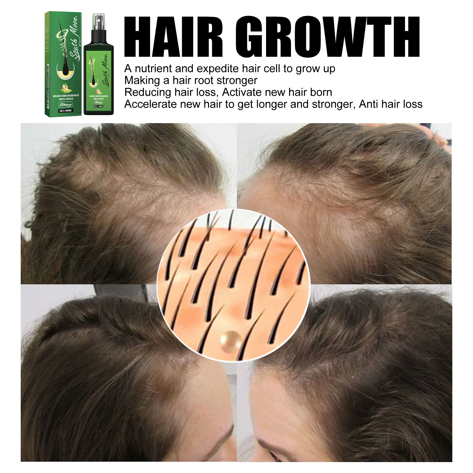 بخاخ سيروم الزنجبيل لتكثيف الش - مراجعة Hair Care Near Me وسعره