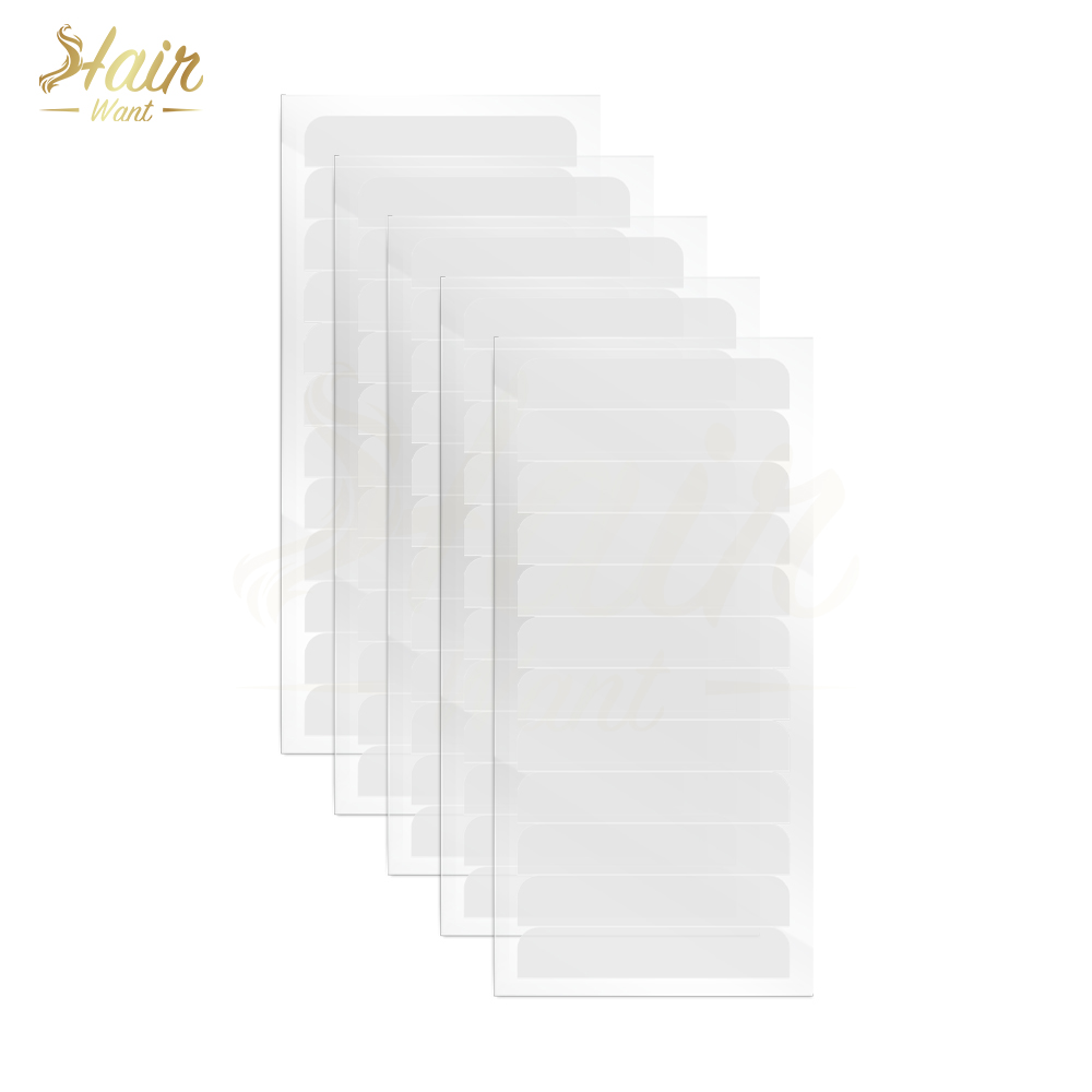 Hair Want 60Tabs شريط أحادي ال - مراجعة Hair Extension Tape In وسعره