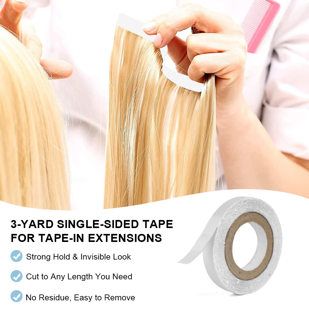 لفة شريطية من جانب واحد من Gla - مراجعة Hair Extension Tape In وسعره