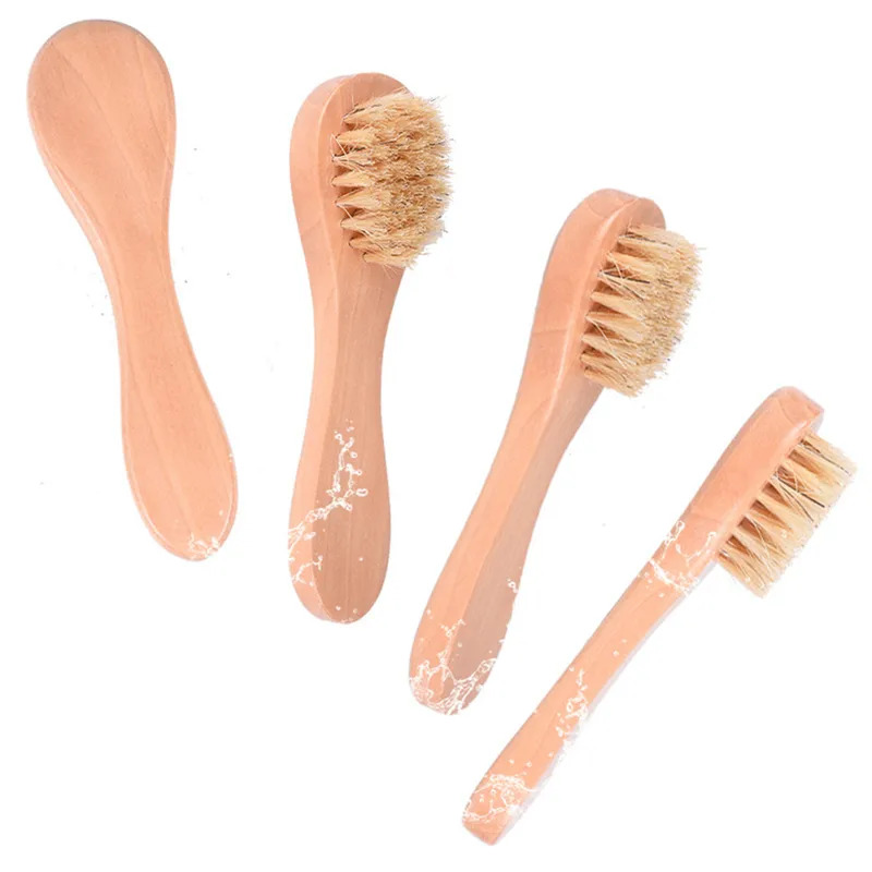 فرشاة تقشير للوجه من 1-6 قطع،  - مراجعة Bamboo Hair Brush وسعره