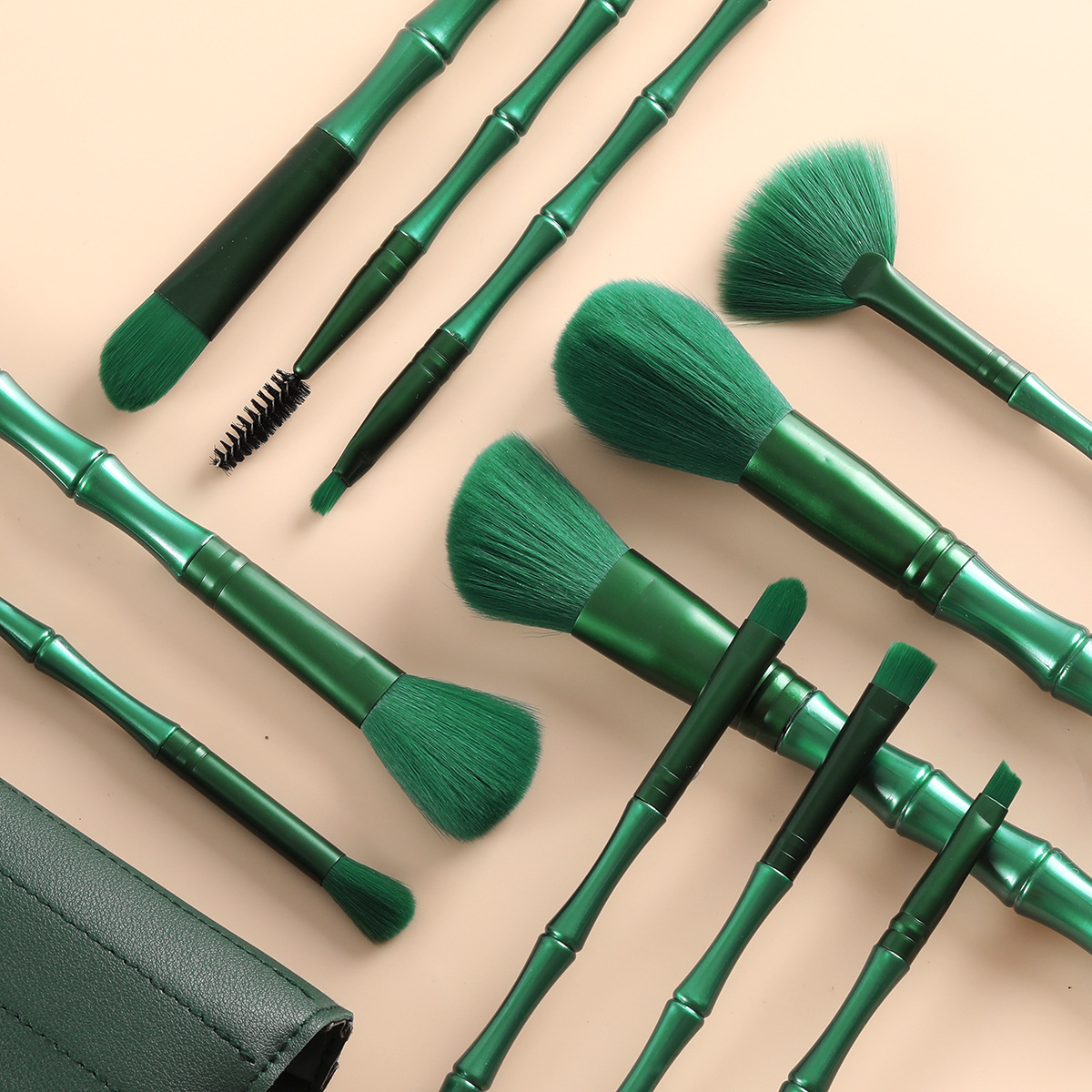 طقم فرش مكياج من الخيزران 11 ق - مراجعة Bamboo Hair Brush وسعره