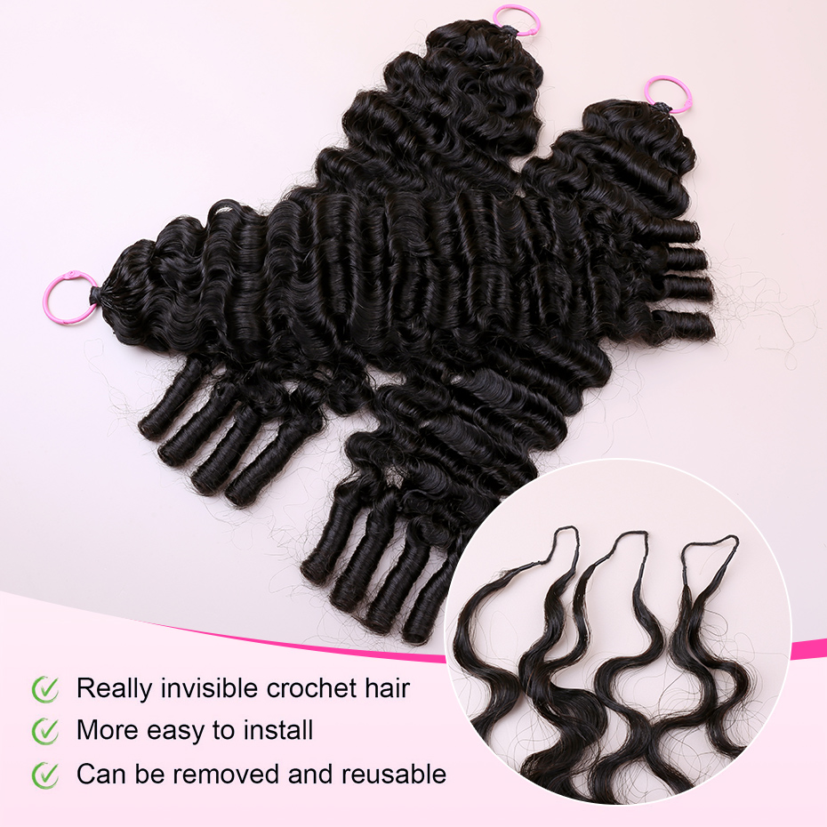 شعر بشري 100%، كروشيه بريش، مع - مراجعة Feather Hair Extension وسعره