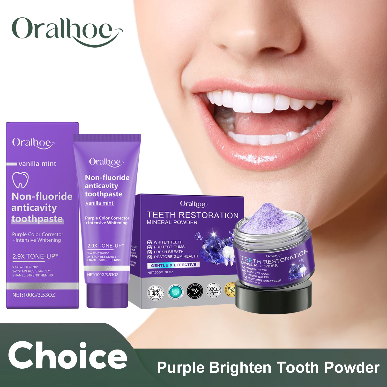 Teeth Restoration Mineral Powd - مراجعة Purple Toning Shampoo وسعره