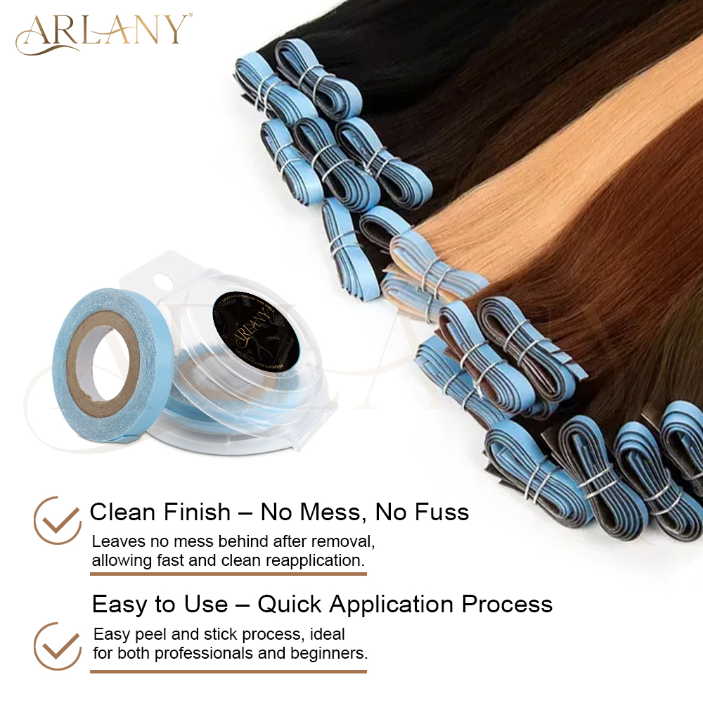 شريط لاصق مزدوج الجوانب من ARL - مراجعة Hair Extension Tape In وسعره