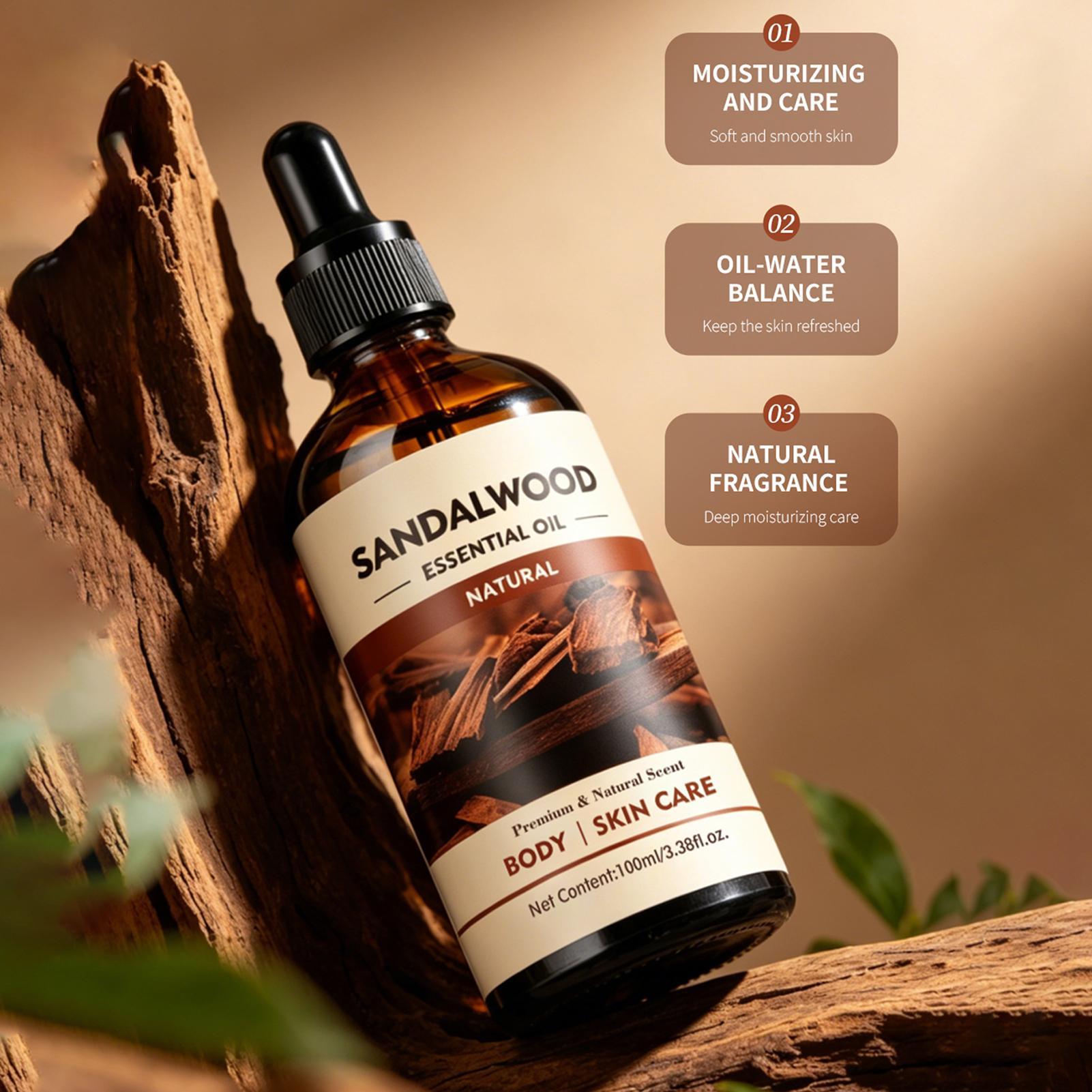 زيت عطري برائحة خشب الصندل 100 - مراجعة Hair Care Women وسعره