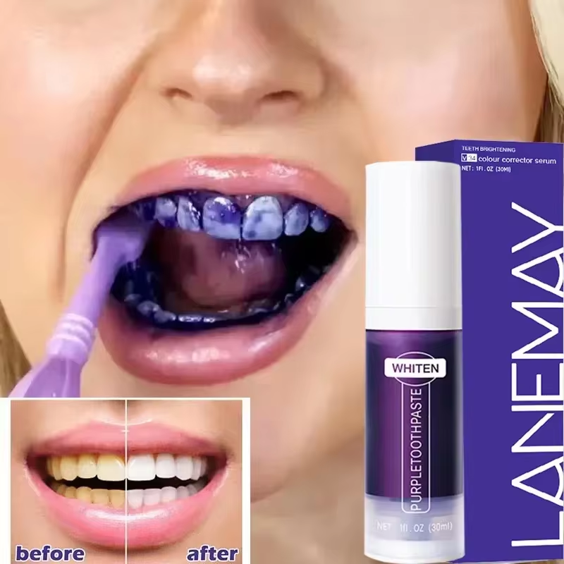 V34 معجون أسنان مبيض الأسنان ا - مراجعة Purple Toning Shampoo وسعره
