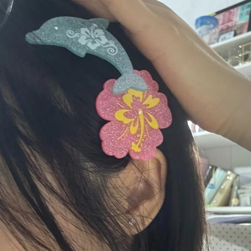 مشابك شعر على شكل دولفين هاواي - مراجعة Hair Care Vegan وسعره