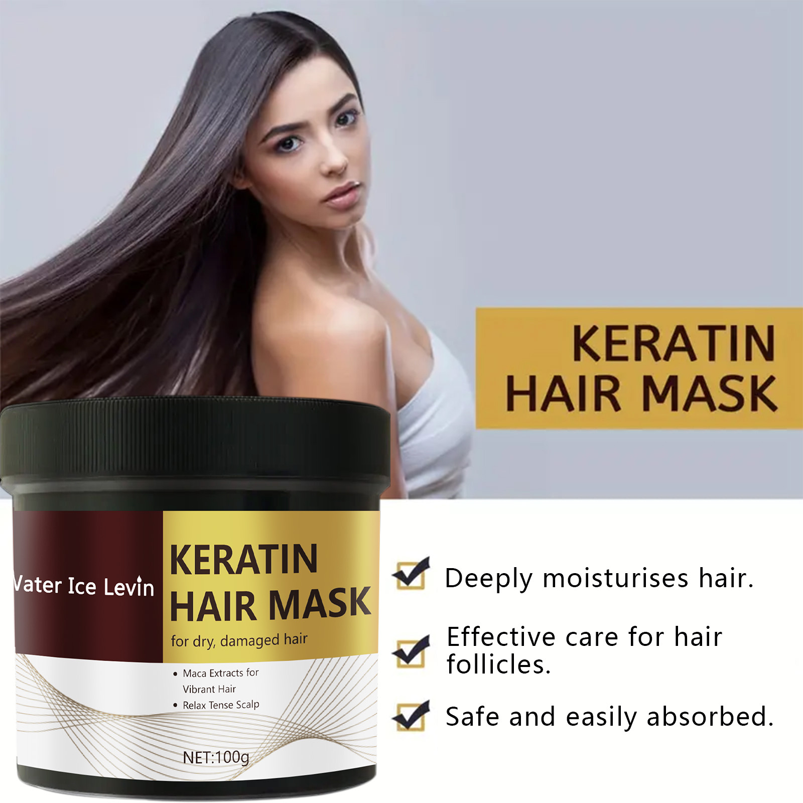 قناع الشعر بالكيراتين السحري 5 - مراجعة Hair Care Wow وسعره