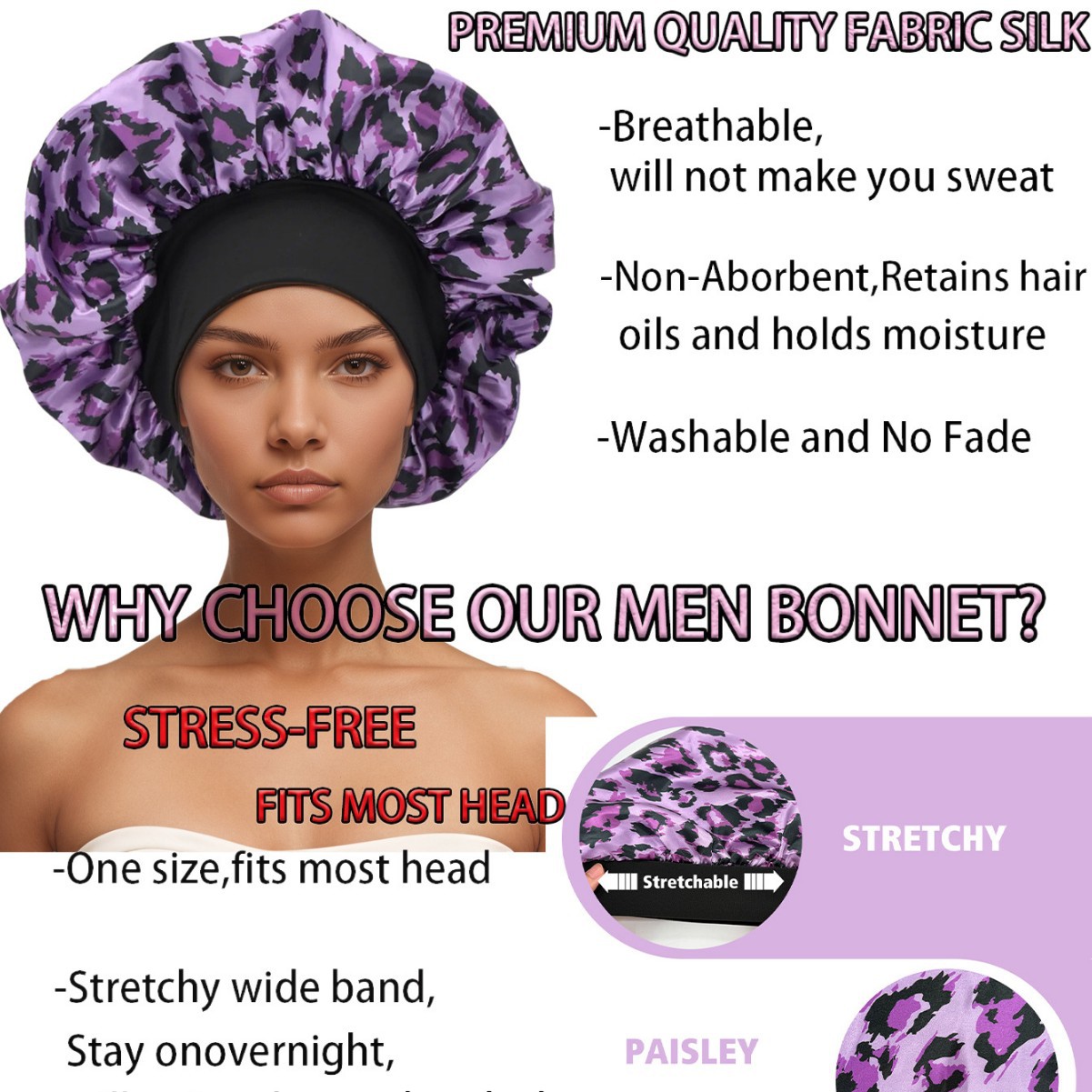قبعة دائرية مرنة من الحرير الص - مراجعة Hair Care Sunsilk وسعره