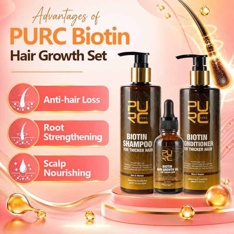PURC البيوتين زيت نمو الشعر شا - مراجعة Hair Care Basic وسعره